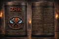ZRK Ironforge VIGR FrostAxe Tangerine supplement containers — front and back label
